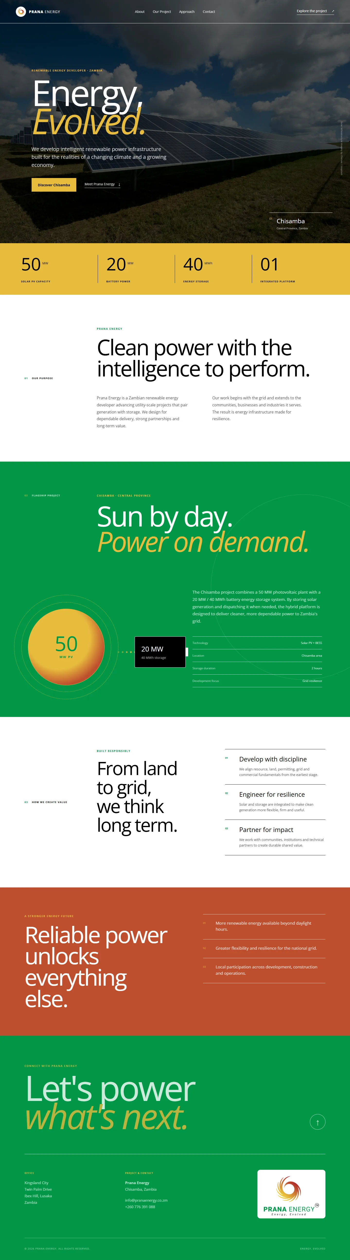 Prana Energy: Prana Energy homepage
