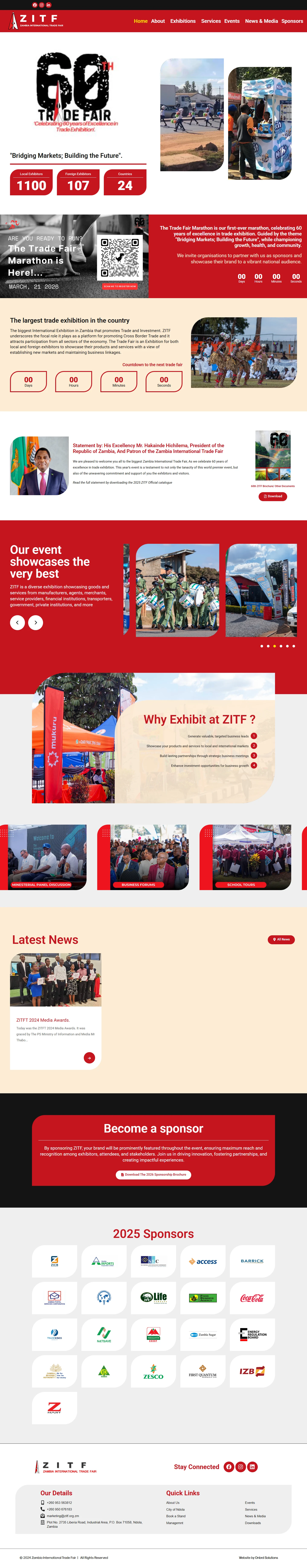 Zambia International Trade Fair: Zambia International Trade Fair homepage