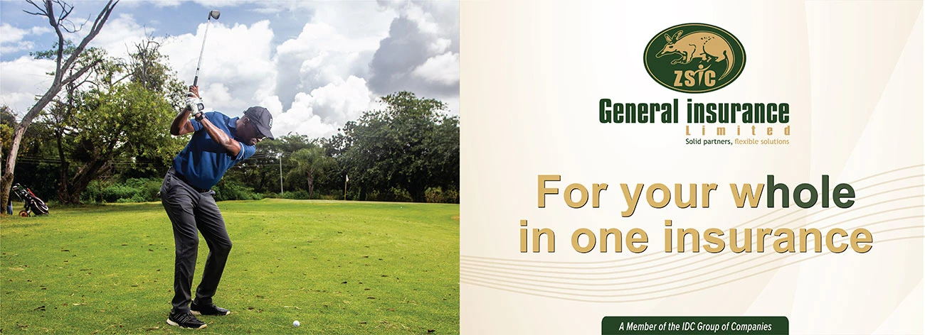 ZSIC General Insurance: Golf insurance campaign artwork