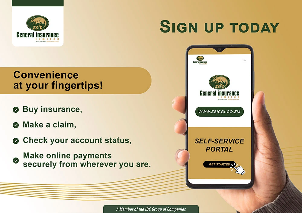 ZSIC General Insurance: Self-service portal campaign artwork