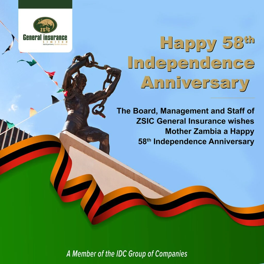 ZSIC General Insurance: Zambia Independence anniversary artwork